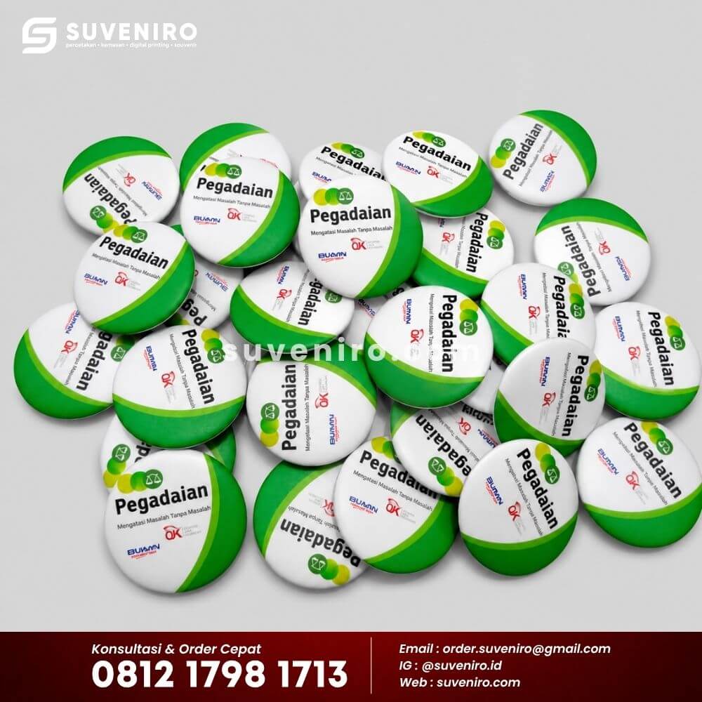 cetak pin murah