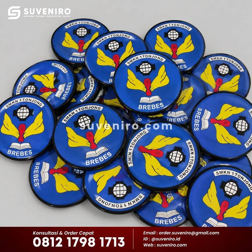 cetak pin murah