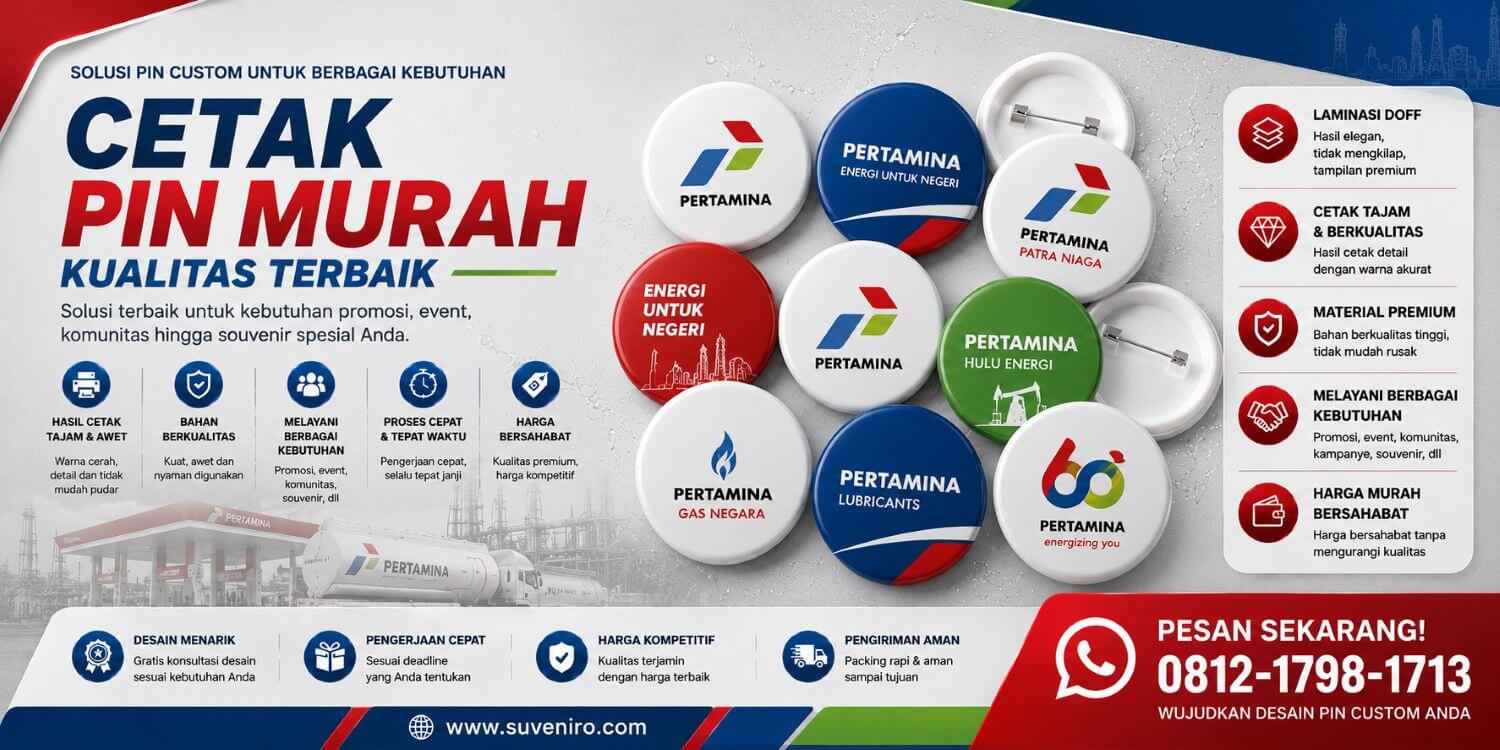 cetak pin murah jual pin murah