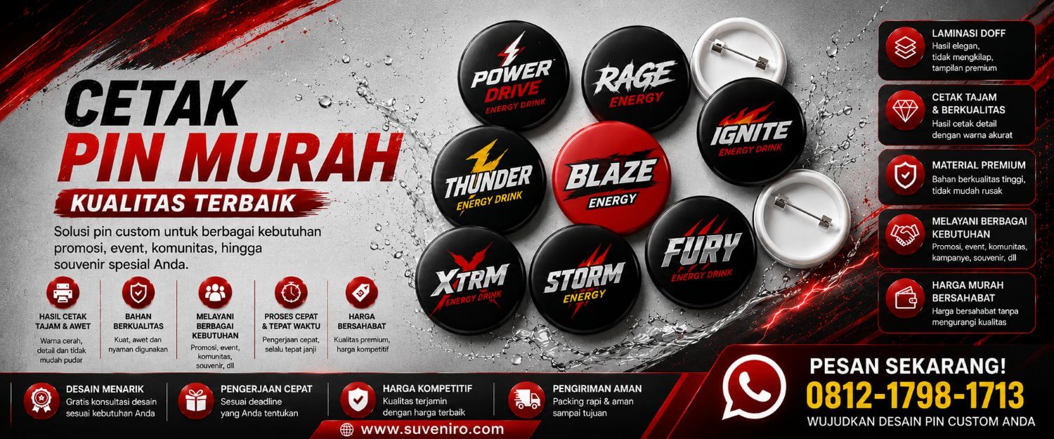 cetak pin murah jual pin murah