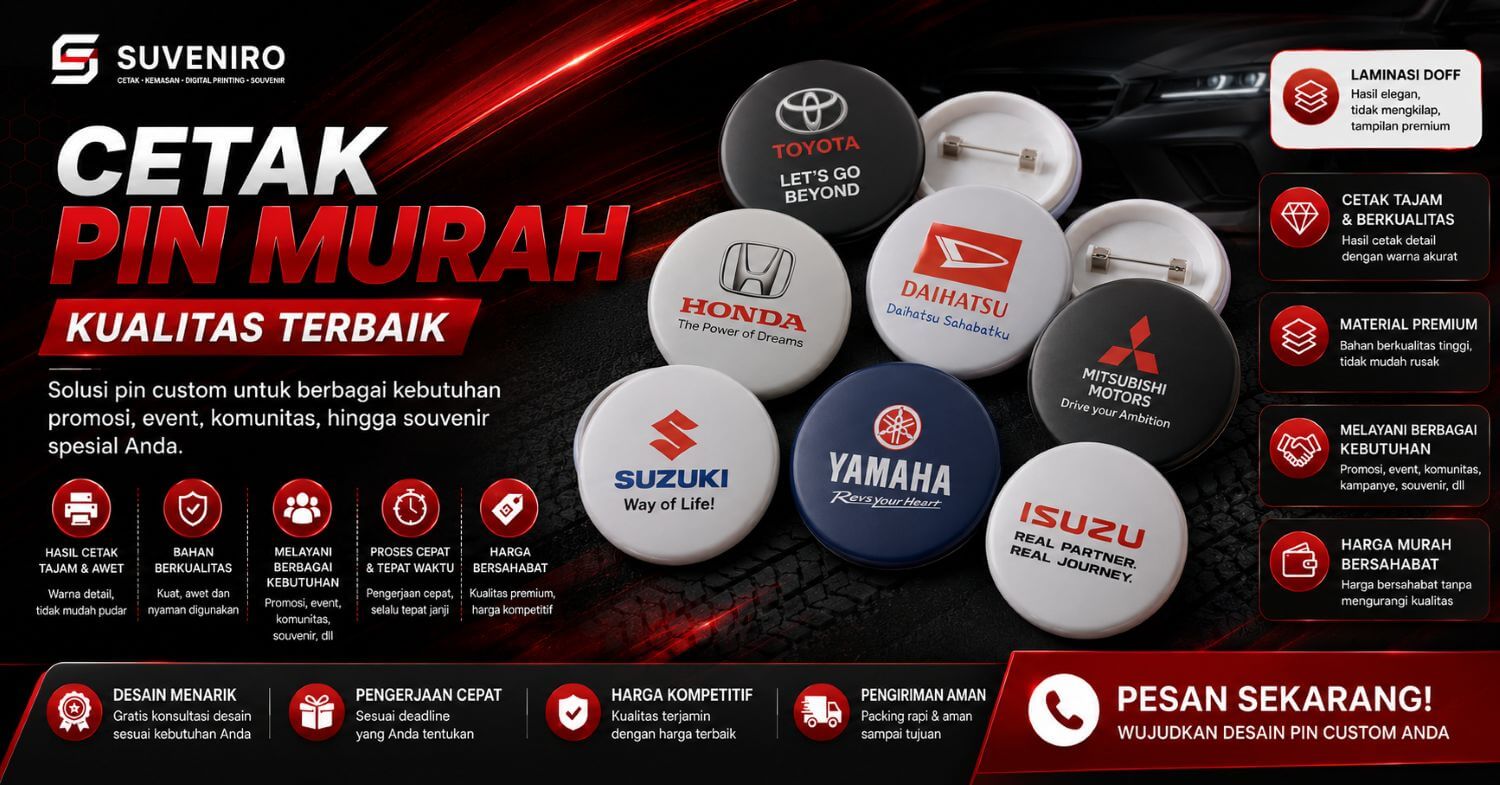 cetak pin murah jual pin murah