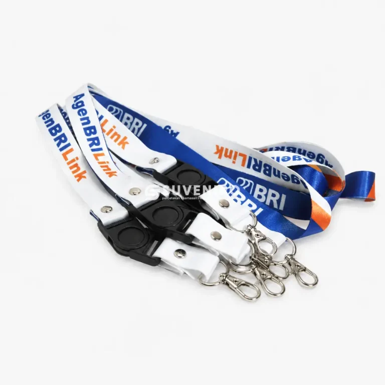Cetak Lanyard Tali ID Card Murah Suveniro